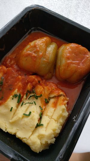 Stuffed peppers at Do Ručak in Sibenik