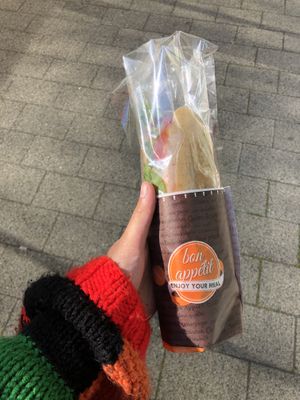 sandwich with poleta  at Do Ručak in Sibenik