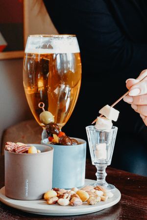Bar snacks at Fröken Selfoss in Selfoss
