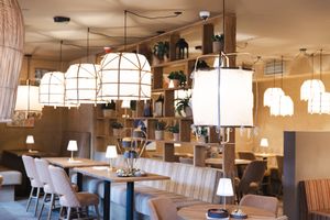 Seating area at Fröken Selfoss in Selfoss