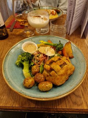 Vegetarian main at Fröken Selfoss in Selfoss