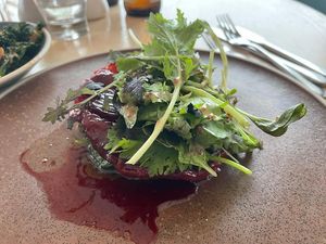 Beetroot tart   at The Wild Café in Newquay