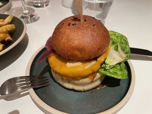 Moving mountains burger  at The Wild Café in Newquay