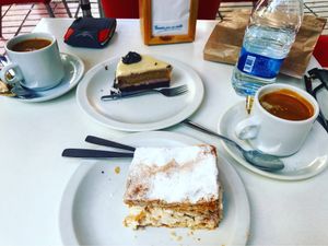 Vegan deserts  at Tres Semillas in Alicante