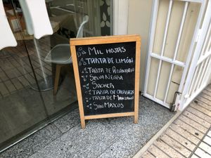 Sign at Tres Semillas in Alicante