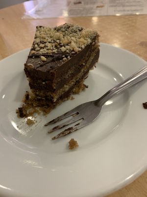 Tarta de la abuela / grandma’s cake (chocolate and cookie) at Tres Semillas in Alicante