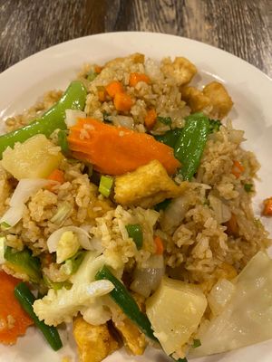 Pineapple fried rice  at Thai Phanom in Harrisonburg