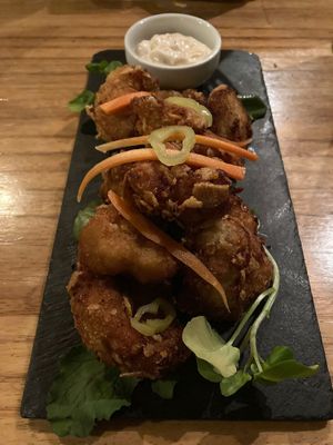 cauliflowers fritters at El Peral Valparaiso in Valparaiso