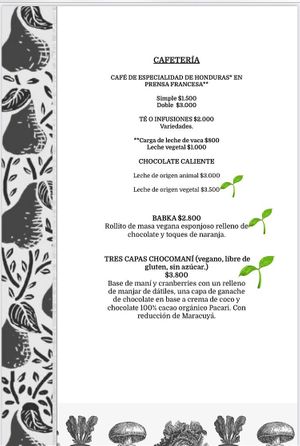 desserts at El Peral Valparaiso in Valparaiso