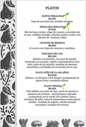 main courses at El Peral Valparaiso in Valparaiso