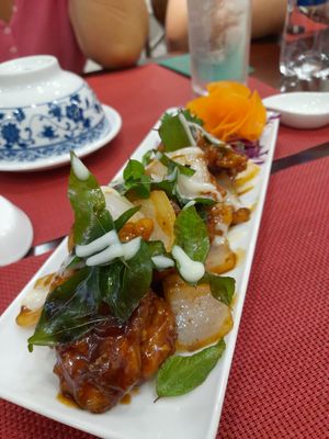 Vegan chicken in marmite! at Xing in Ho Chi Minh City