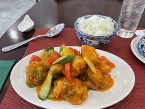 Sweet and sour vegetables with rice    at Xing in Ho Chi Minh City