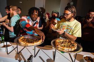 late night menu 10pm to 12 am friday and saturday at Everyday Pizza in Denver