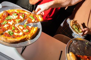 event space available for hire at Everyday Pizza in Denver