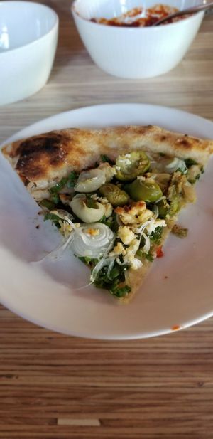 Onion slice at Everyday Pizza in Denver