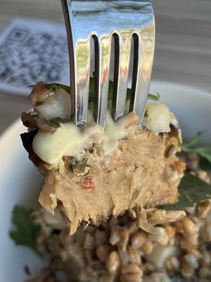 Cabbage
mustard, parsley, sorghum, aioli, farro   at Everyday Pizza in Denver