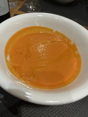 Salmorejo   at Bar Ulzama in Pamplona