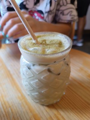 Matcha latte at Brunchit in Alicante