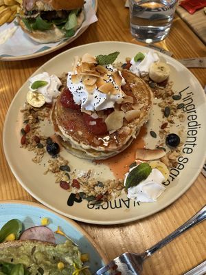 This Pancakes were so smooth and delicious. They have so many Vegan Options on the Menu. And the staff were so friendly.   at Brunchit in Alicante