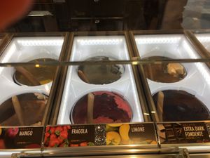 Vegan ice creams   at Wow Emotional Food in La Spezia