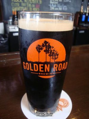 Schwartz stout at Golden Road Brewing - West Glendale in Los Angeles