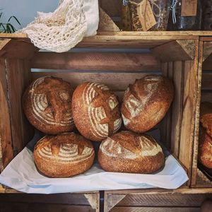 We have a range of sourdough and speciality breads available every day, supplied by local artisan bakeries. at Grow Green Deli + Eatery in Huddersfield