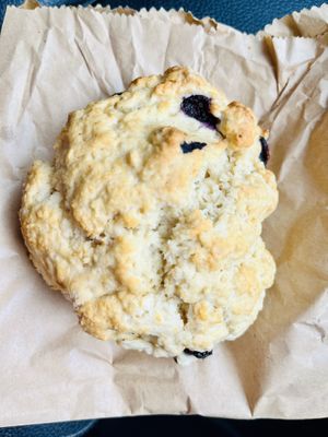 Blueberry scone   at Grow Green Deli + Eatery in Huddersfield