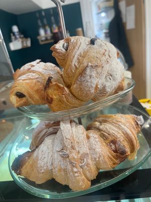 Amazing croissants at Grow Green Deli + Eatery in Huddersfield