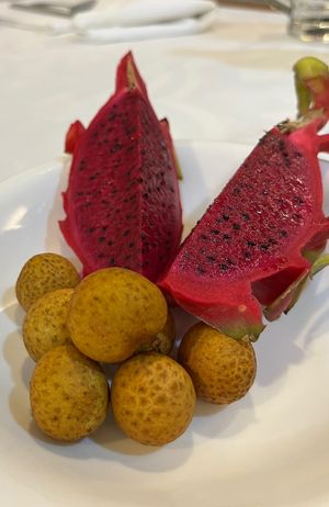 a little desert   at Infusion Thai Cooking Class in Koh Samui