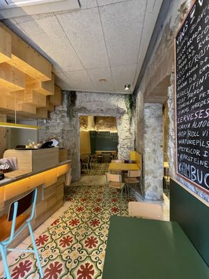 Inside  at Santa Vegana in Barcelona