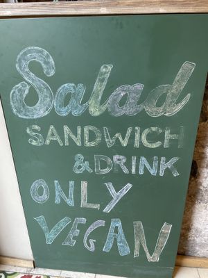 Only vegan  at Santa Vegana in Barcelona