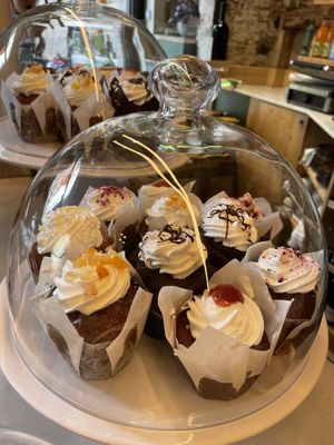 Cakes  at Santa Vegana in Barcelona