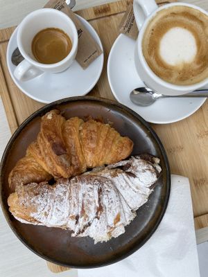 Croissants  at Santa Vegana in Barcelona