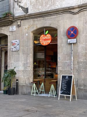 Entrance  at Santa Vegana in Barcelona
