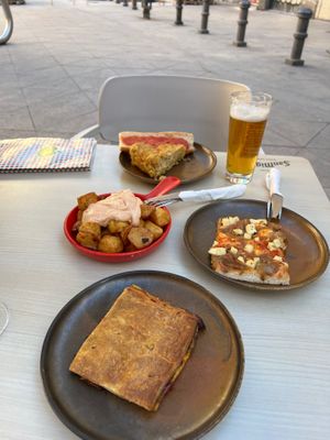 Tapas at Santa Vegana in Barcelona