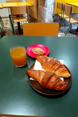 croissants at Santa Vegana in Barcelona