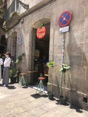 Outside   at Santa Vegana in Barcelona