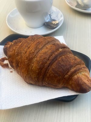 Croissant at Santa Vegana in Barcelona