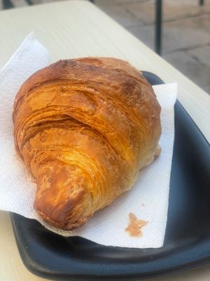 Croissant at Santa Vegana in Barcelona