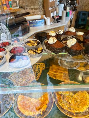 Pastries at Santa Vegana in Barcelona