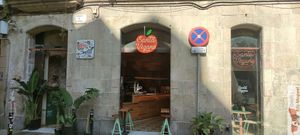 Facade at Santa Vegana in Barcelona