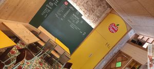 Inside at Santa Vegana in Barcelona