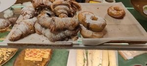 Croissants and donuts at Santa Vegana in Barcelona