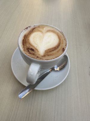 Latte  at Santa Vegana in Barcelona