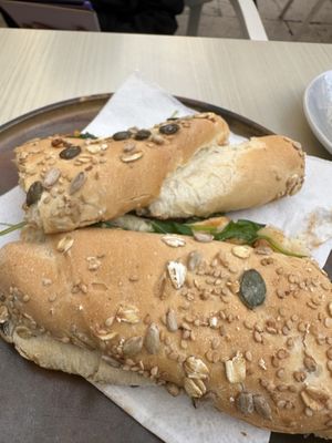 Bolognese sandwich  at Santa Vegana in Barcelona