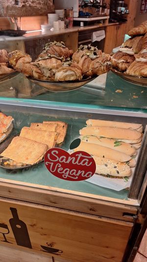 Rica panadería at Santa Vegana in Barcelona