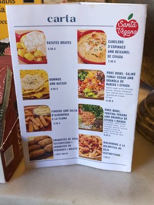 Carta at Santa Vegana in Barcelona