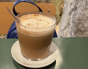 Iced coffee.  at Santa Vegana in Barcelona