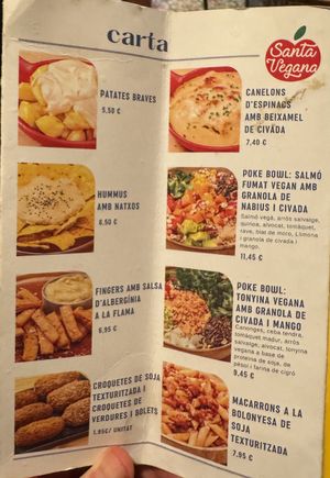 Menu (3/3).  at Santa Vegana in Barcelona