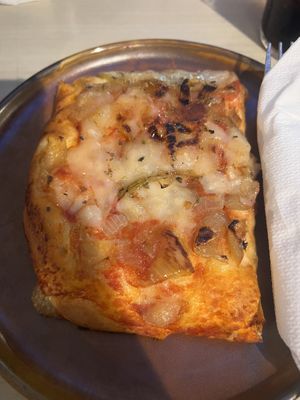 Pizza  at Santa Vegana in Barcelona